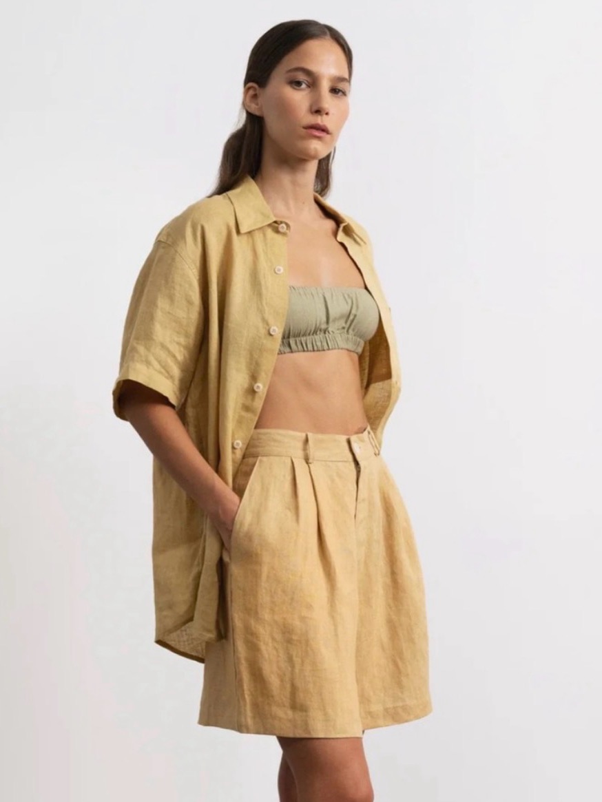 Ozma Pfeiffer Short In Hay Size M